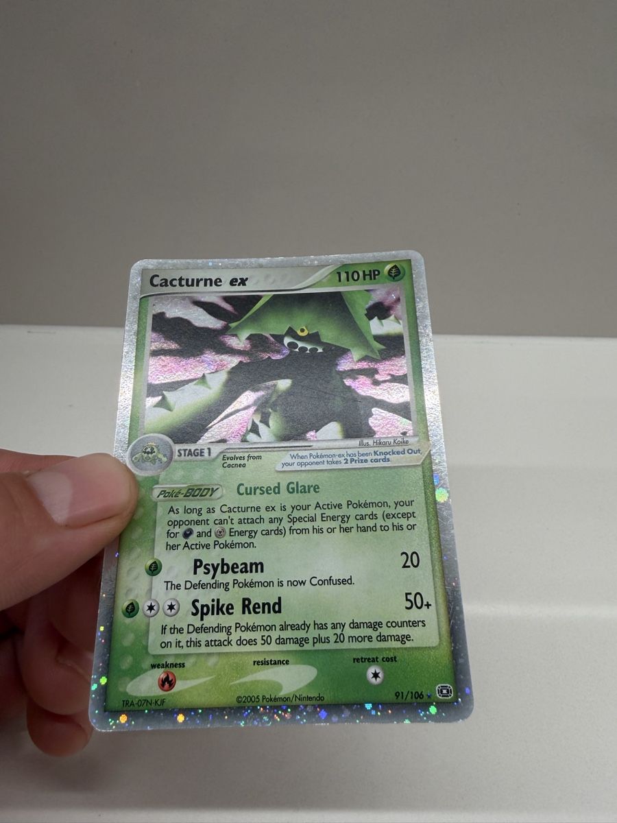Pokémon Cartes à collectionner: Cacturne ex Ultra Rare EX Emerald 2005  – D'occasion à Arlesheim par WungaBunga 4