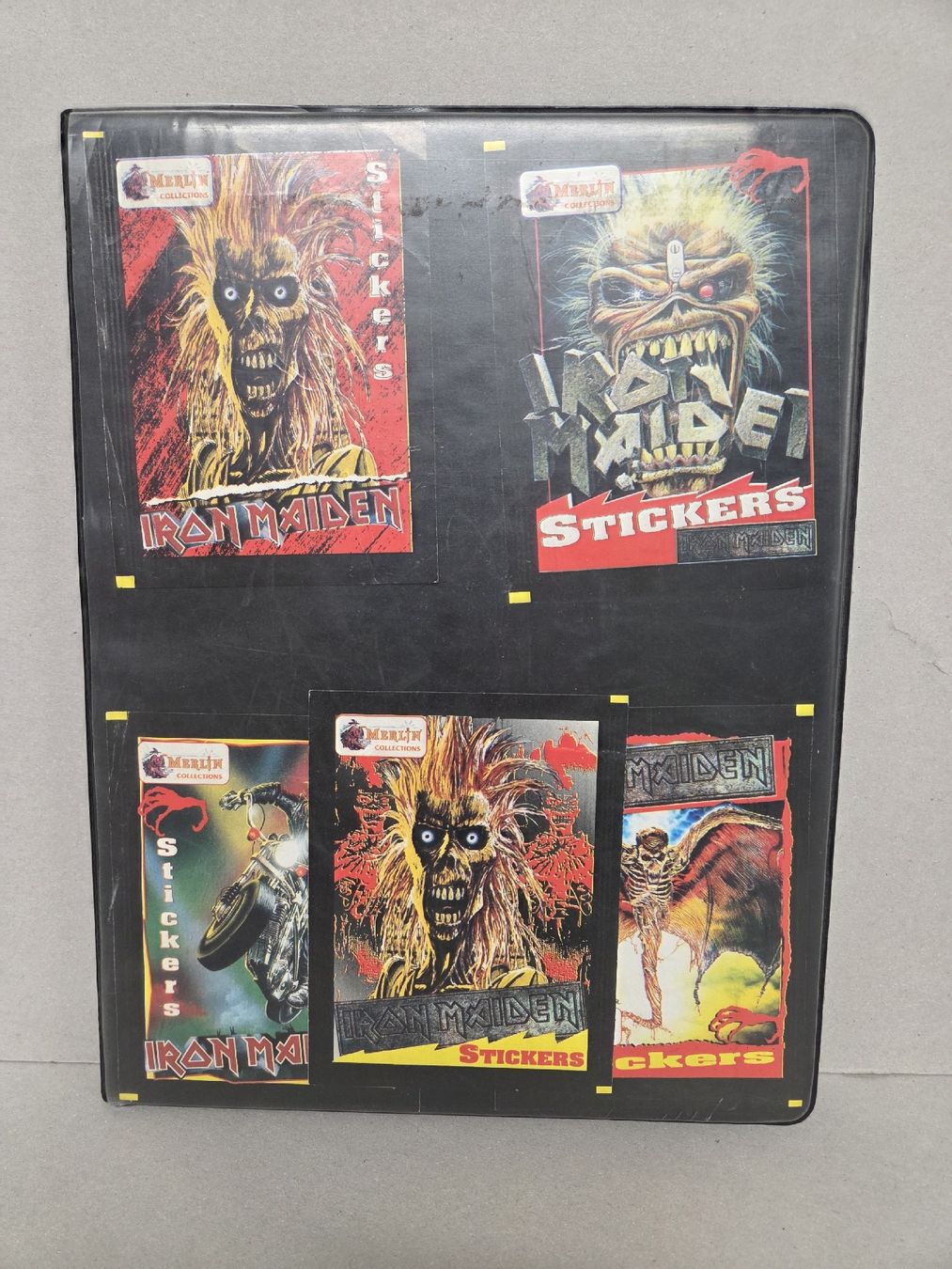 Karten: Iron maiden Stickers Merlin KOMPLETT – Gebraucht aus Rupperswil von kingoftwilight