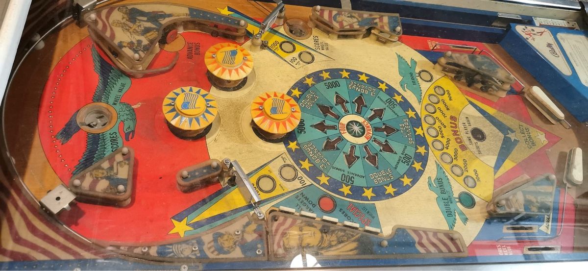 Flipper: Bally "FREEDOM" Flipperkasten von 1976 – Difettoso da Horw venduto da wingman44 4