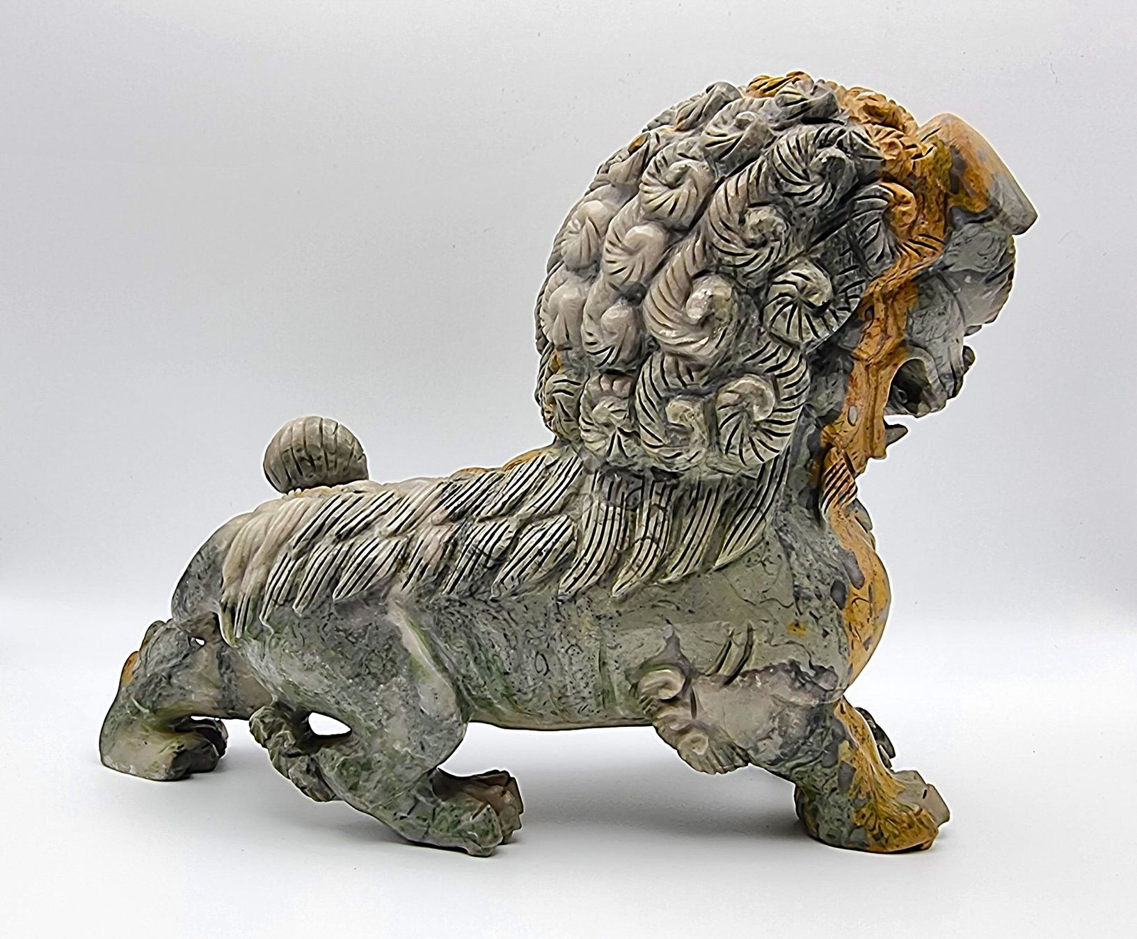 Sculture & Statue: Jade Wächterlöwe, Foo Dog, Shishi – Usato da Emmenbrücke venduto da Lenssen 4
