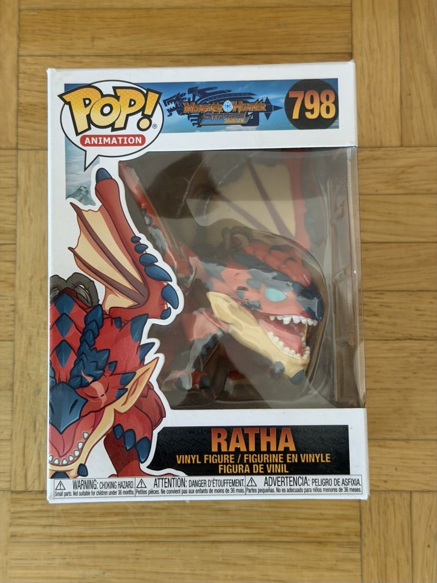 Funko Statuette: Funko Pop Animation Monster Hunter - Ratha 798 – Nuovo e nell'imballaggio originale da S. Pietro venduto da nap_9xjt 5