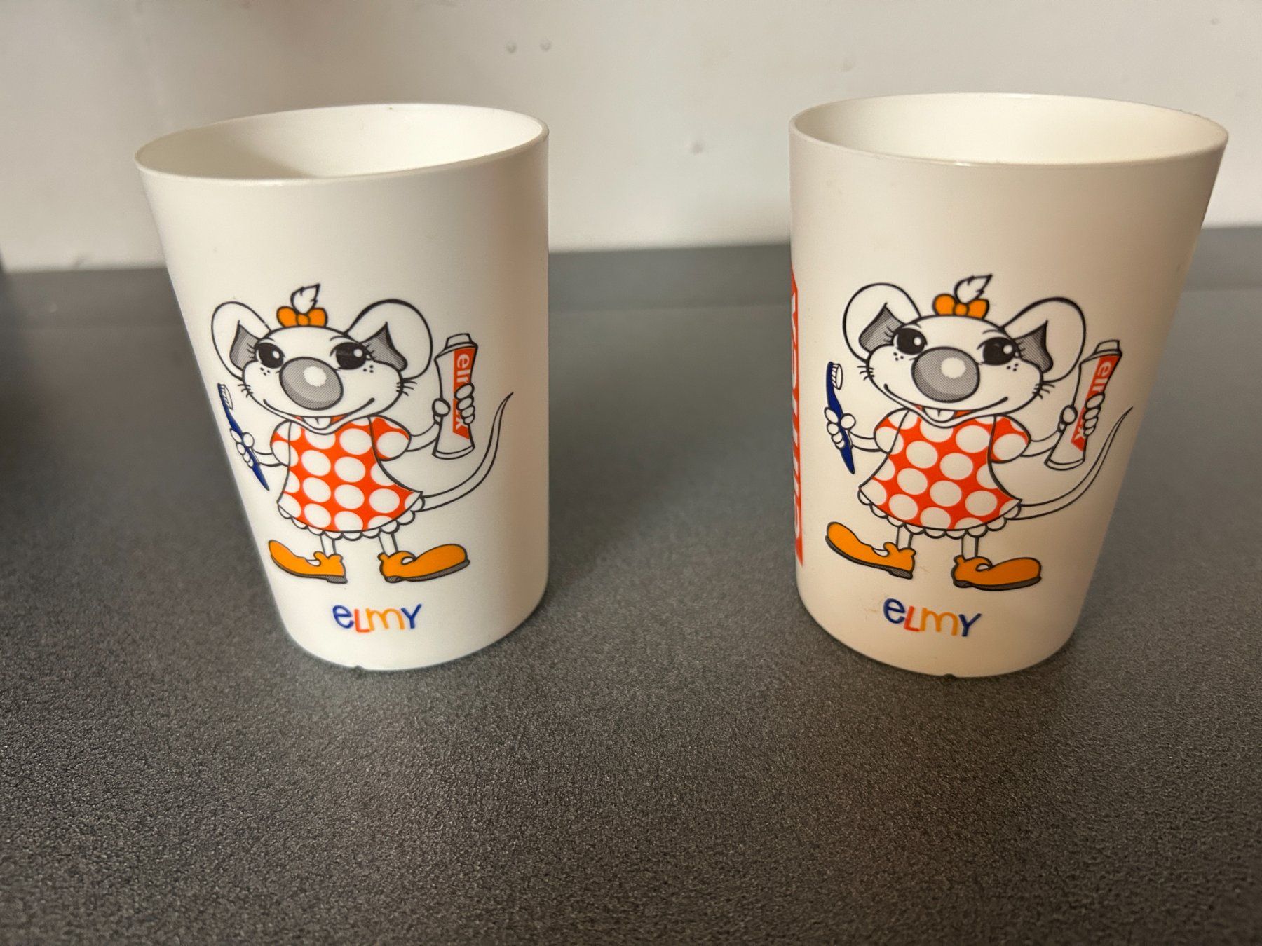 Elmex Cura dei denti: 2x Elmex Kinder-Zahnputzbecher (gobelets) – Usato da Küsnacht ZH venduto da filo_fila8700 1