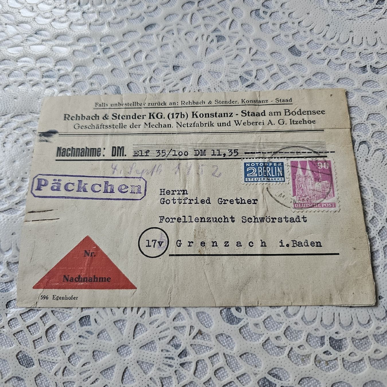 Tutti i francobolli: Konvolut deutsche Post und Deutsche Bundesbahn Dokumente – Usato da Füllinsdorf venduto da raz_mw2k 2