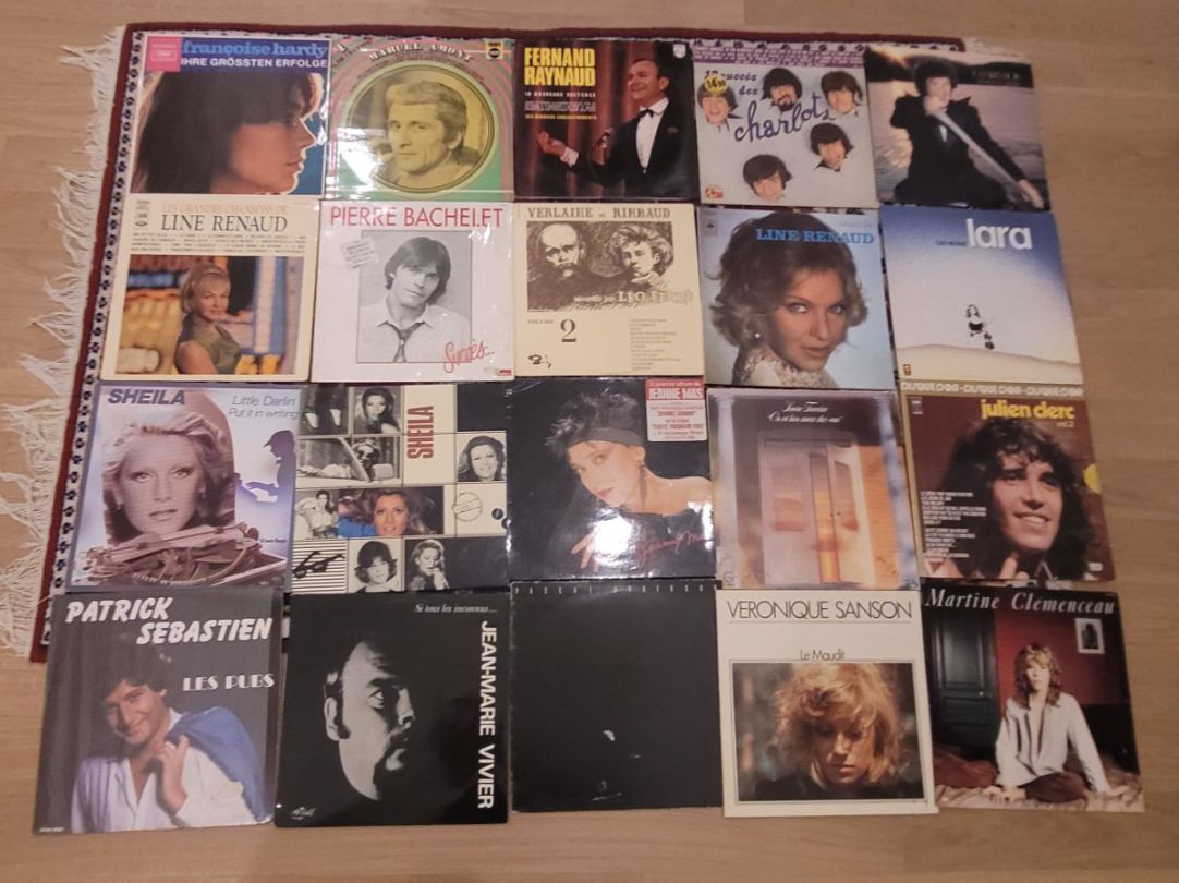 Schallplatten: 20 LP  Divers Français – Gebraucht aus Martigny von MZ-67