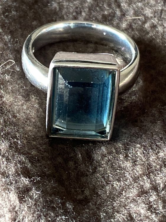 Pierre Lang Ring 8 Gr mit grosse Hellblau Steine (Gebraucht) in ...
