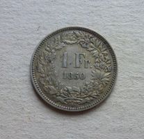 Schweiz ++ 1.- Franken 1850, gute Erhaltung