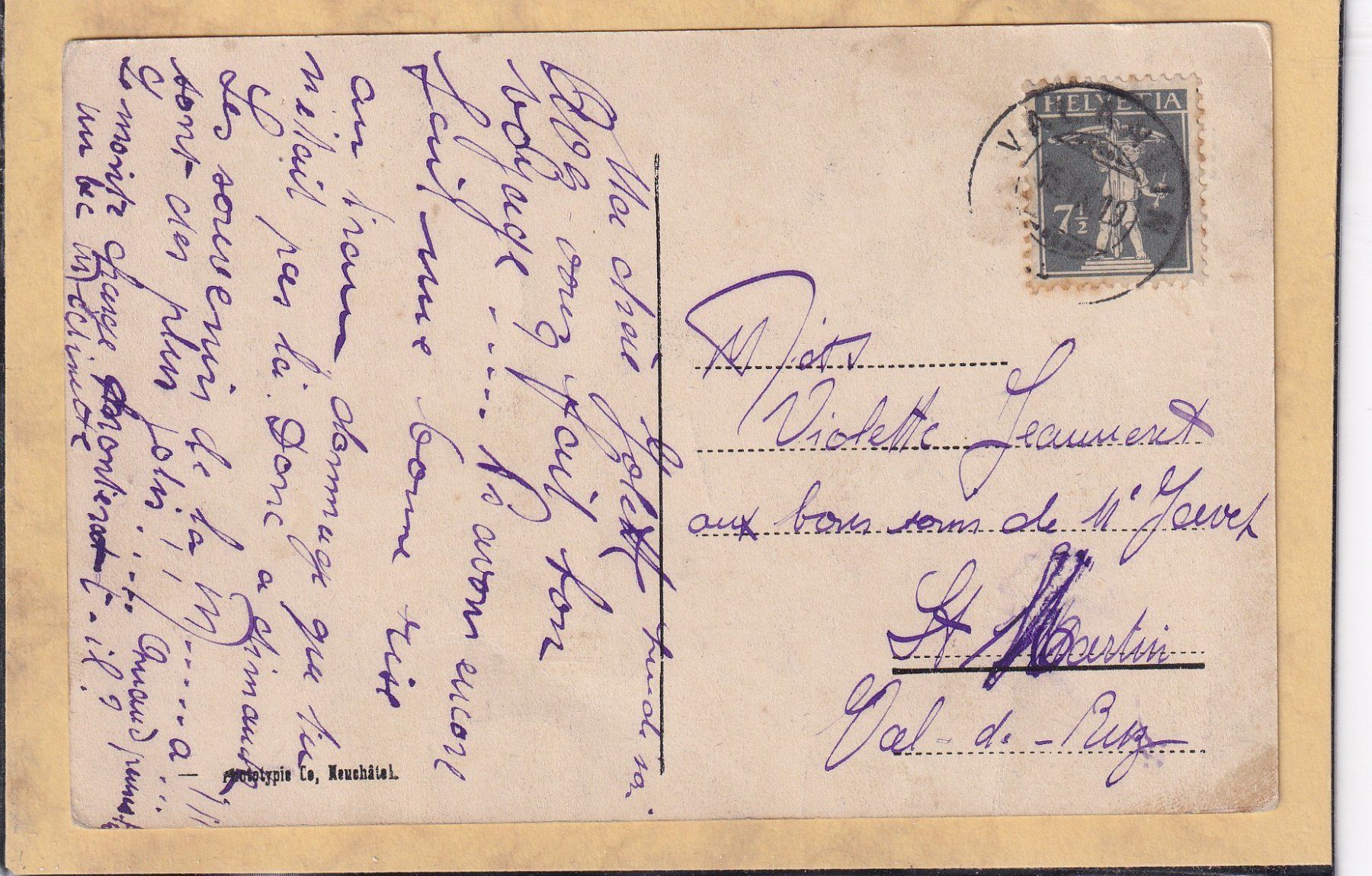 Cartes postales: Valangin - le Bourg – D'occasion à Orvin par Pyaeschli 1