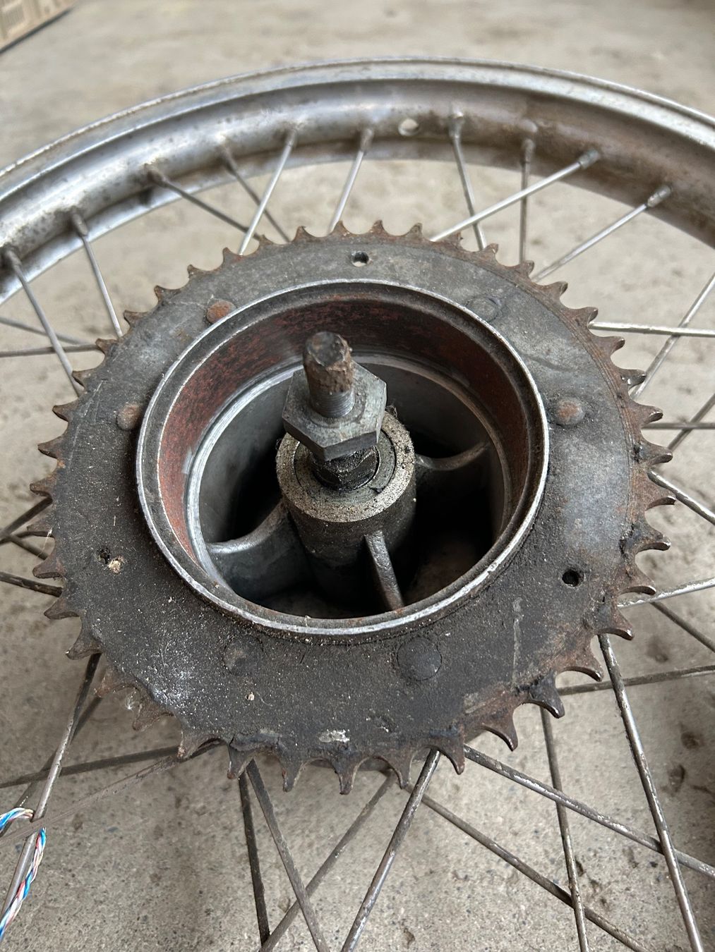 Sachs Mofa-Ersatzteile: Mofa Speichenhinterrad 16 zoll – Gebraucht aus Fahrni b. Thun von berger_tuning34 1
