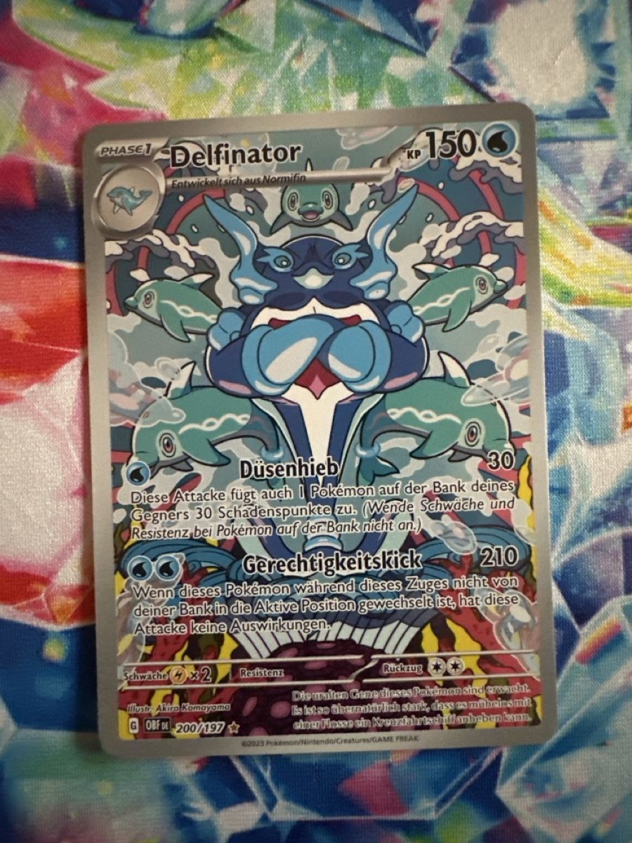 Pokémon Sammelbilder & Trading cards: Pokemon Karte Delfinator 200/197 – Neu (gemäss Beschreibung) aus Muttenz von SarahLisa01