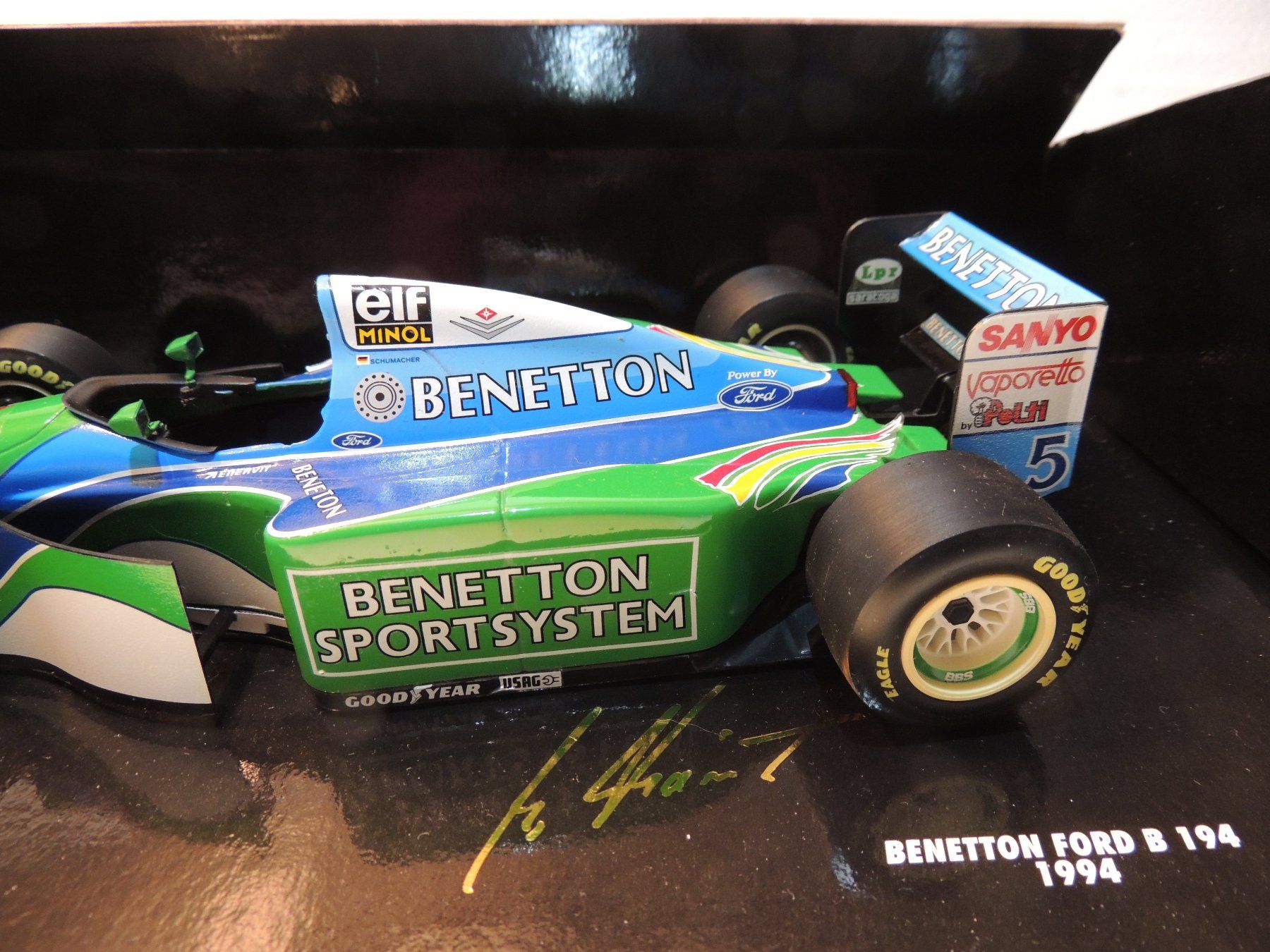 Minichamps Modellini d'auto: Minichamps Benetton Ford B194 MSC 1:18 – Nuovo e nell'imballaggio originale da Corminboeuf venduto da corbay 2