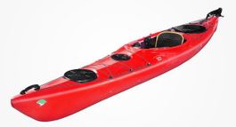 1x Tourenkajak Seabird Afjord Pro – Rot – wie NEU