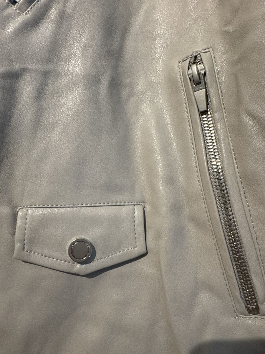 Zara Jacken: Kunstleder-Jacke grau Grösse M gebraucht – Gebraucht aus Allschwil von ana_87pj 3