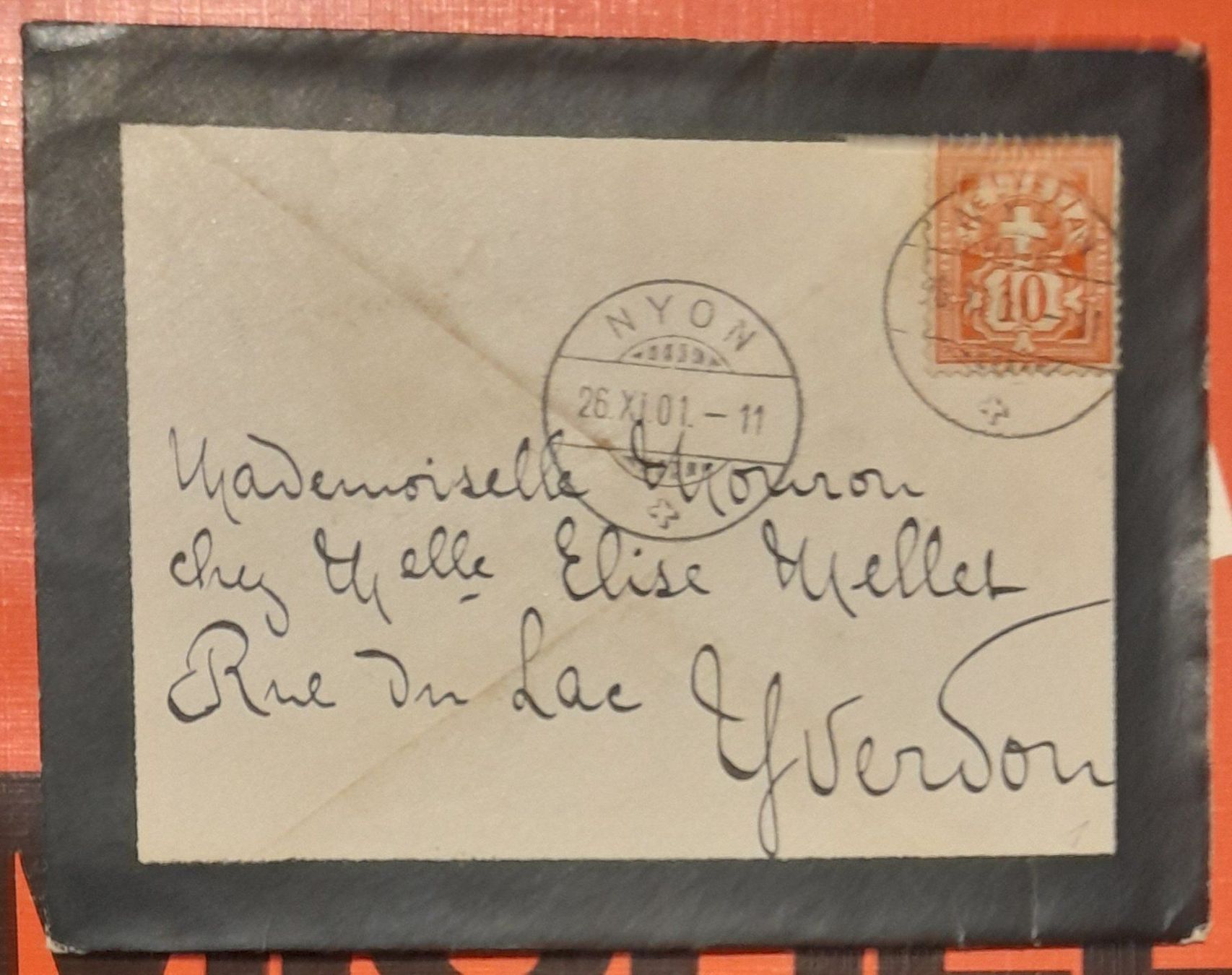 Tutti i francobolli: Wertziffer Brief nyon 1901 – Usato da Balgach venduto da SIMEON27