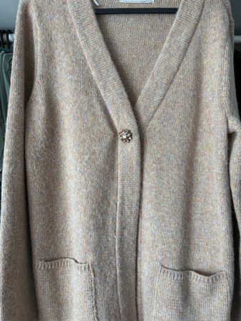 BPC Selection Strickjacke Beige Gr. 36/38 - Herbst Look!