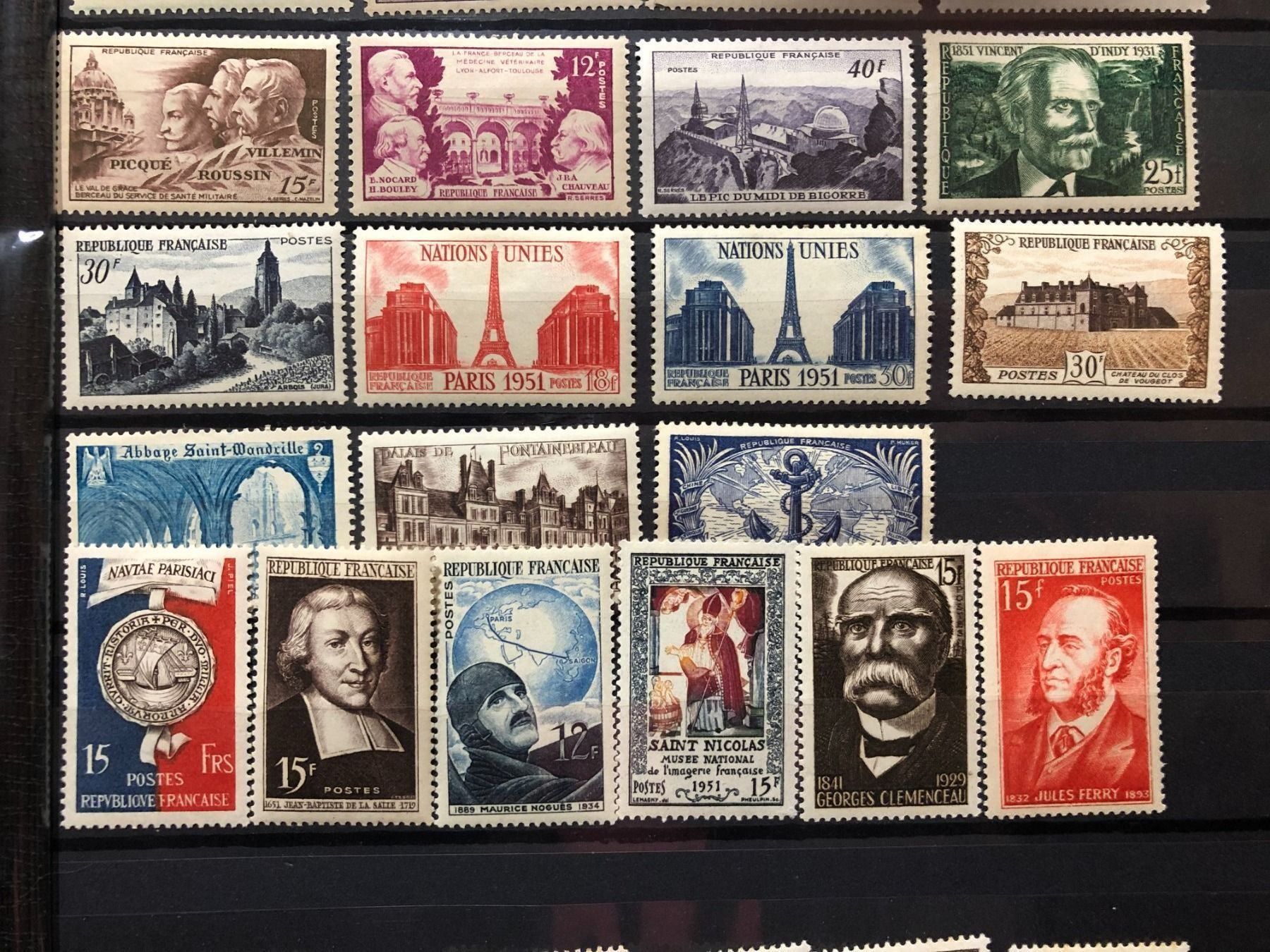 Tutti i francobolli: Année complète 1951 Neufs* – Nuovo e nell'imballaggio originale da Lausanne venduto da ffhoud 2