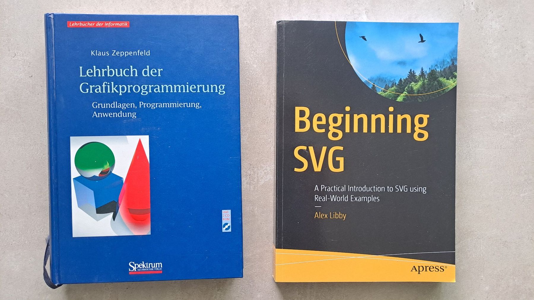Libri: Grafikprogrammierung SVG - 2 Bücher – Usato da Caslano venduto da Welaberg