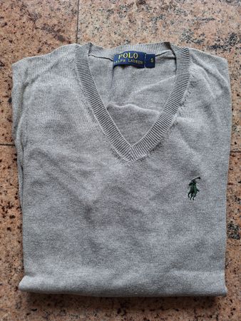Polo Ralph Lauren Pullover, Gr. S, Beige Grau, Neuwertig