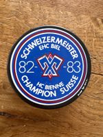 Puck EHC Biel Schweizermeister EHC Biel Saison 82/83