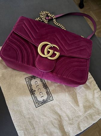 Gucci Marmont medium velours authentique 