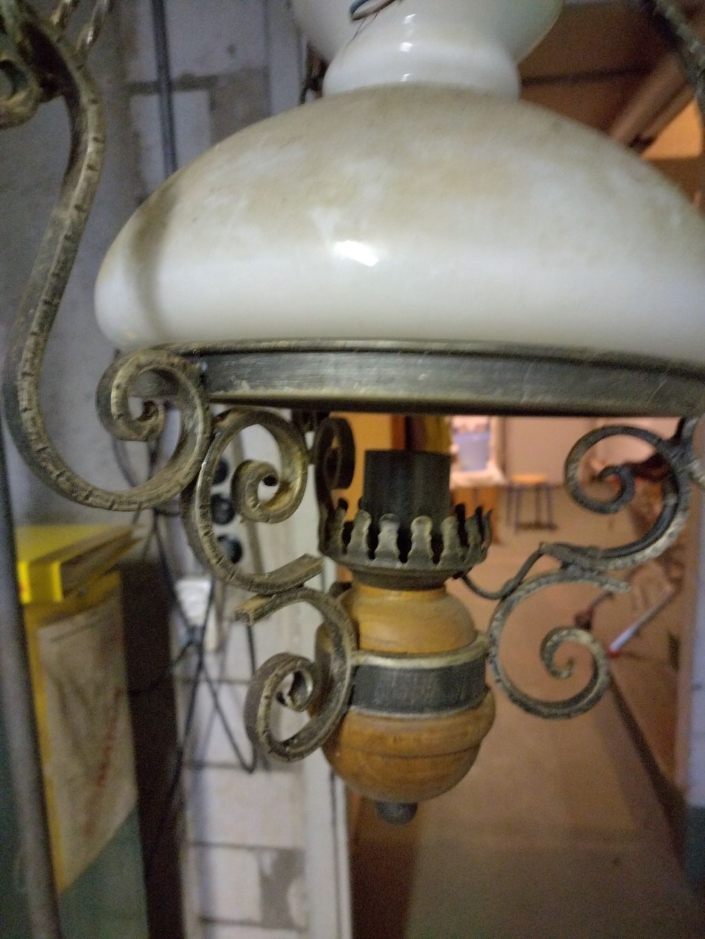 Lampade: Vintage Lampe geschmiedet – Usato da Arnegg venduto da Arnrom 1
