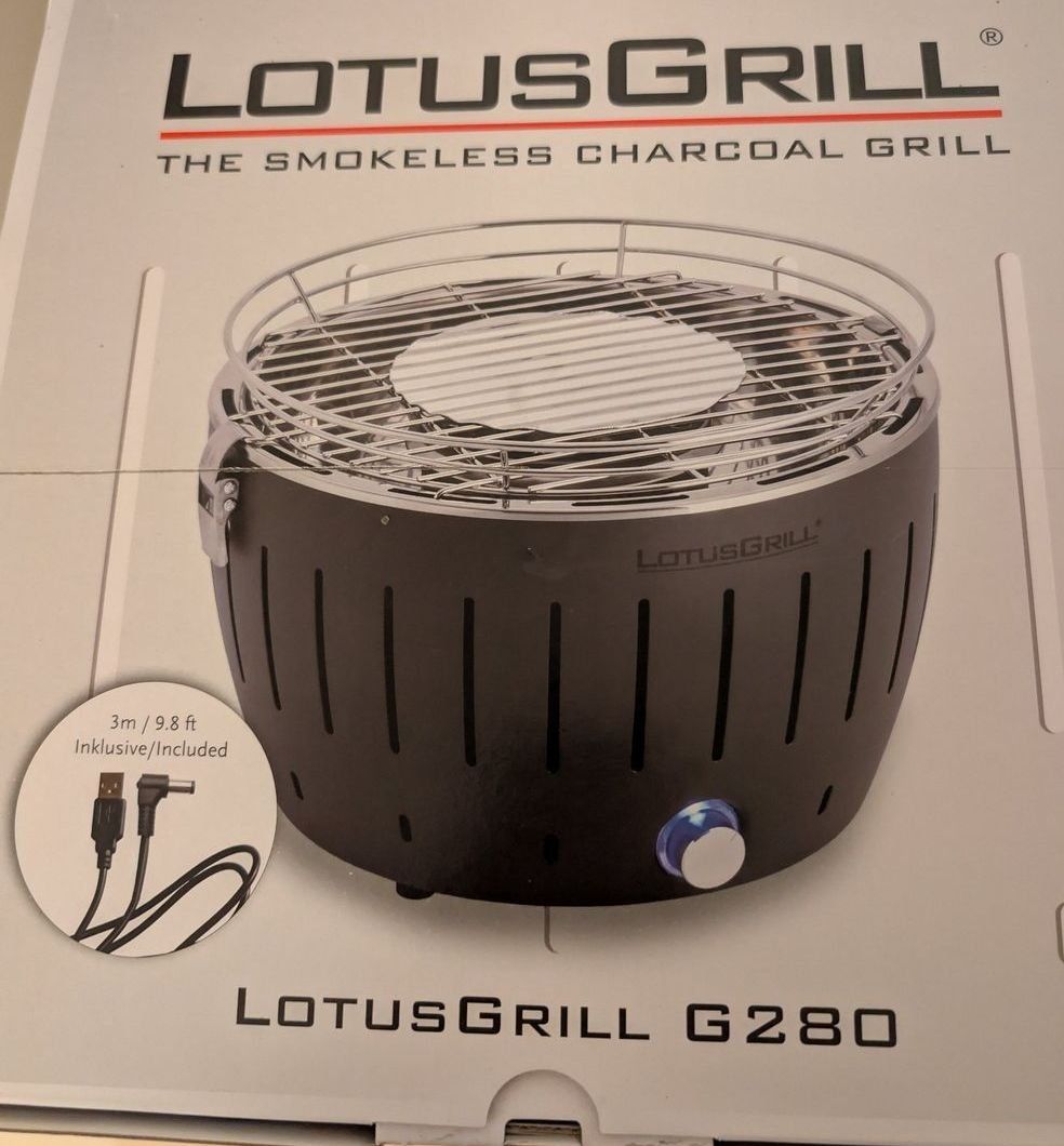Lotusgrill Grills: LotusGrill S, orig, Typ G280, Farbe anthrazit, mit USB, TOP – Neu (gemäss Beschreibung) aus Ostermundigen von Schnubi86 4