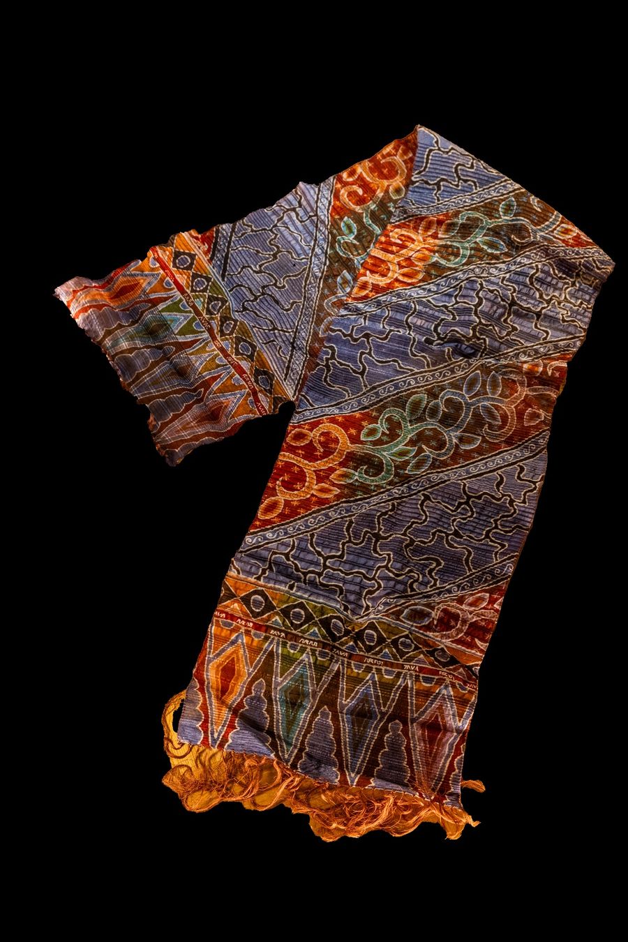 Tessuti:  Batik Tulis auf strukturierter Seide – Nuovo (secondo la descrizione) da Romanshorn venduto da ras_b6lp 3