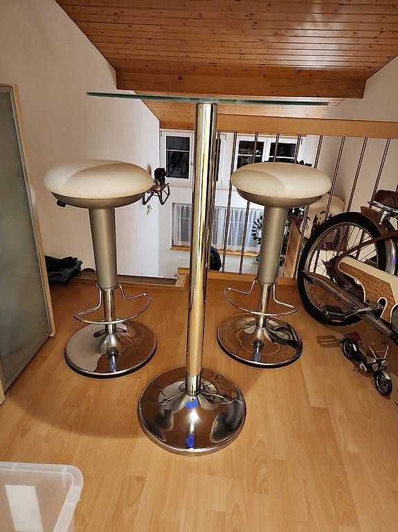 Tische: Bartisch mit Hocker Designer Möbel np 650.-!!! – Gebraucht aus Fehraltorf von Werkstatt85 2