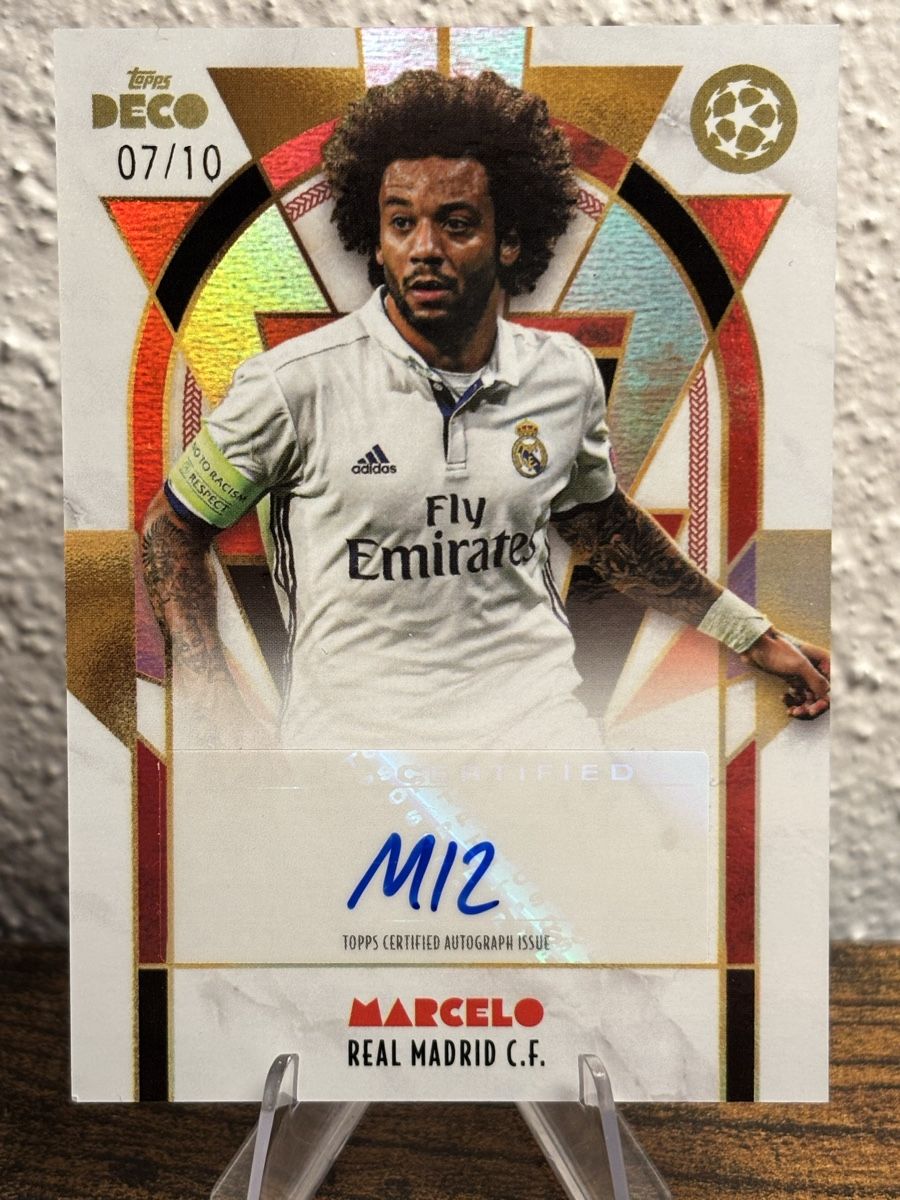 Topps 2024/25 UEFA Deco Marcelo /10 Real Madrid Autogramm (Neu (gemäss