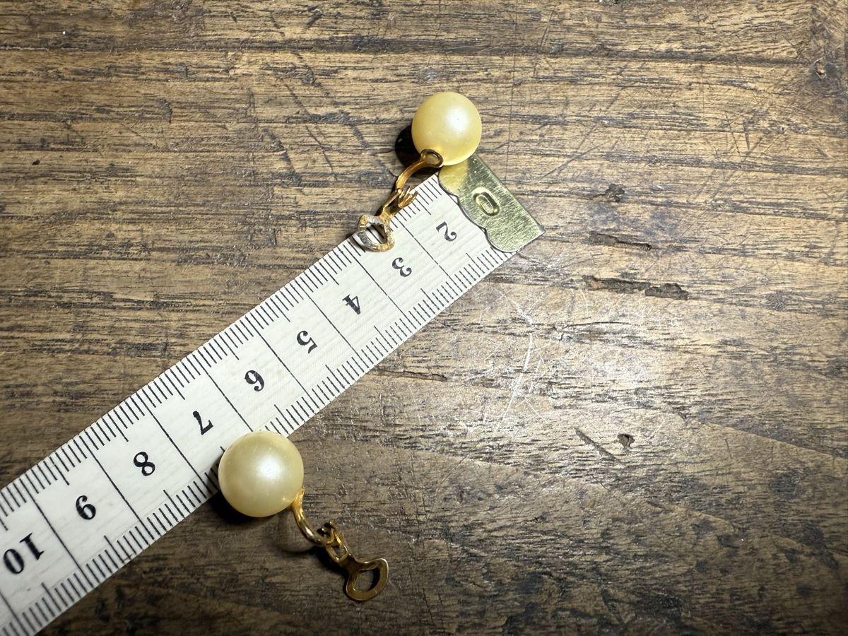 Ohrringe & -stecker: Elegante Perlen-Vintage-Clip-Ohrringe – Gebraucht aus Lamone von LaCantinaMagica 5