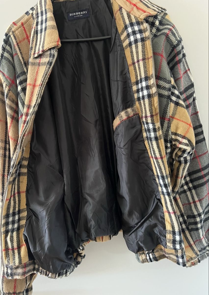 Giacche: GIACCA PATCHWORK TARTAN RICOMPOSTA – Usato da Lugano venduto da TKvintage 3