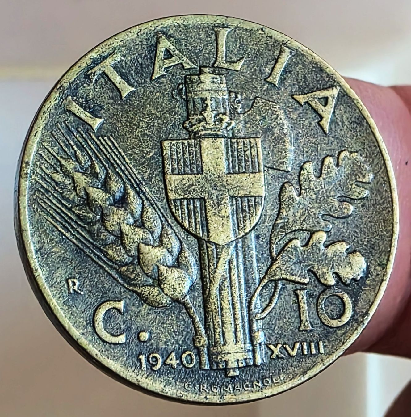 Tutti le monete: ITALIEN 10 CENTESIMI 1940 – Usato da Winterthur venduto da Creso70