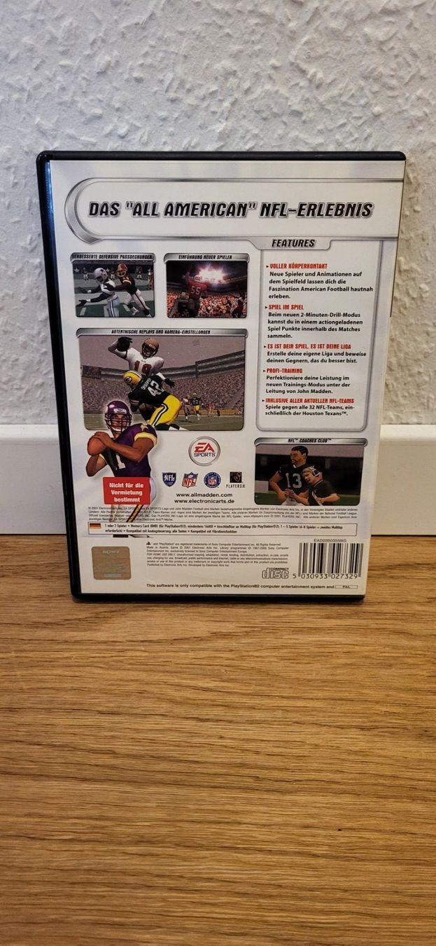 Sony Spiele: PS2 - Madden 2002 – Gebraucht aus Münsingen von Heroism2010 1