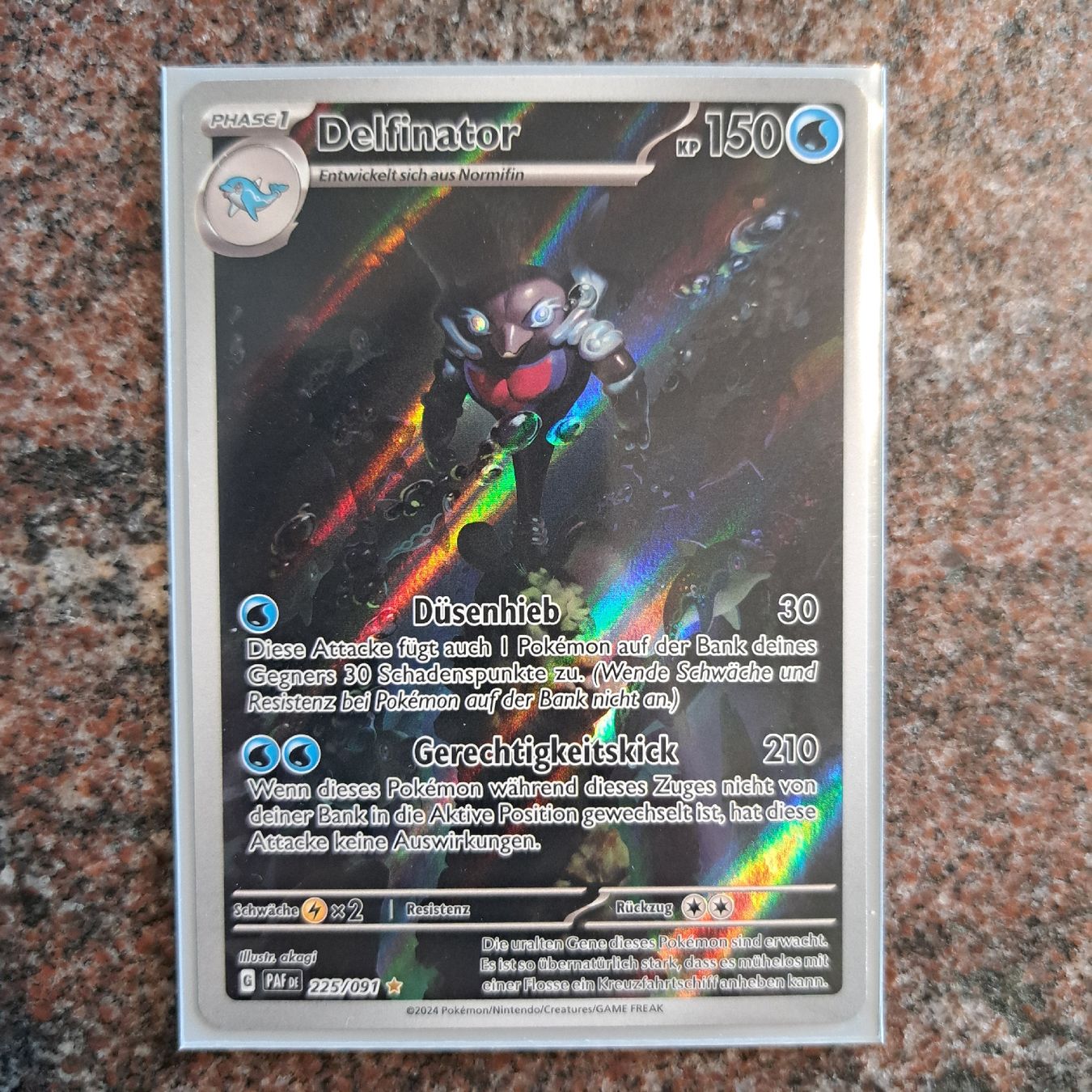 Pokémon Carte collezionabili: Pokemon Sammelkarte Delfinator 225 – Nuovo (secondo la descrizione) da Frauenfeld venduto da Fusel1909