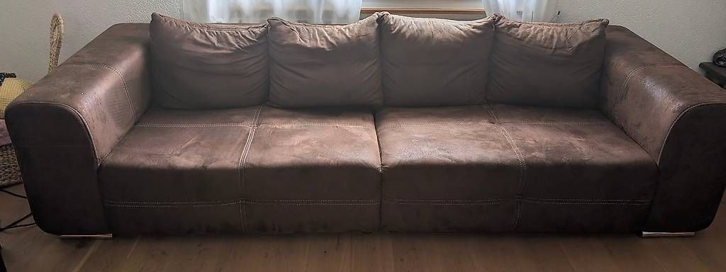 Divani: XXL-Sofa in Wildleder-Optik – Usato da Bern venduto da promo-center