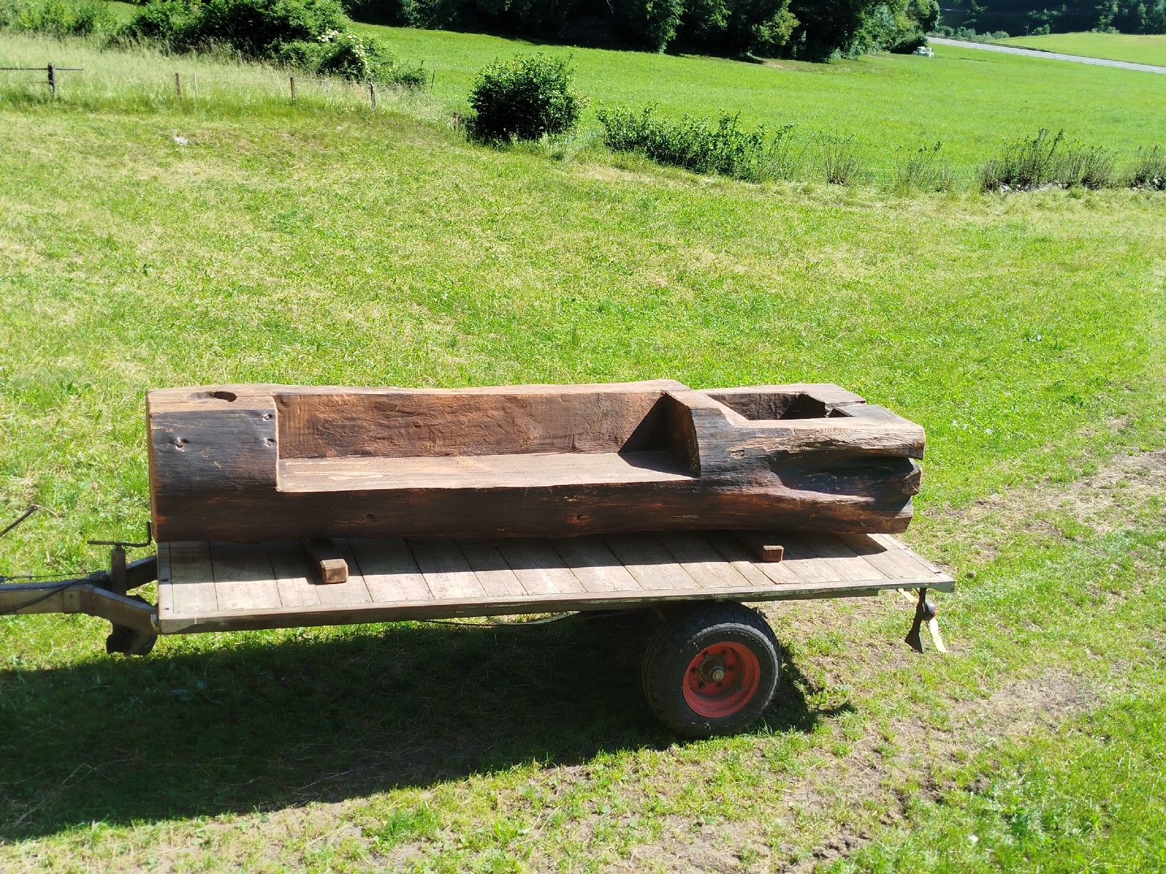 Bänke: Brunnen aus Holz Bank – Neu (gemäss Beschreibung) aus Mitlödi von HaHa79 1