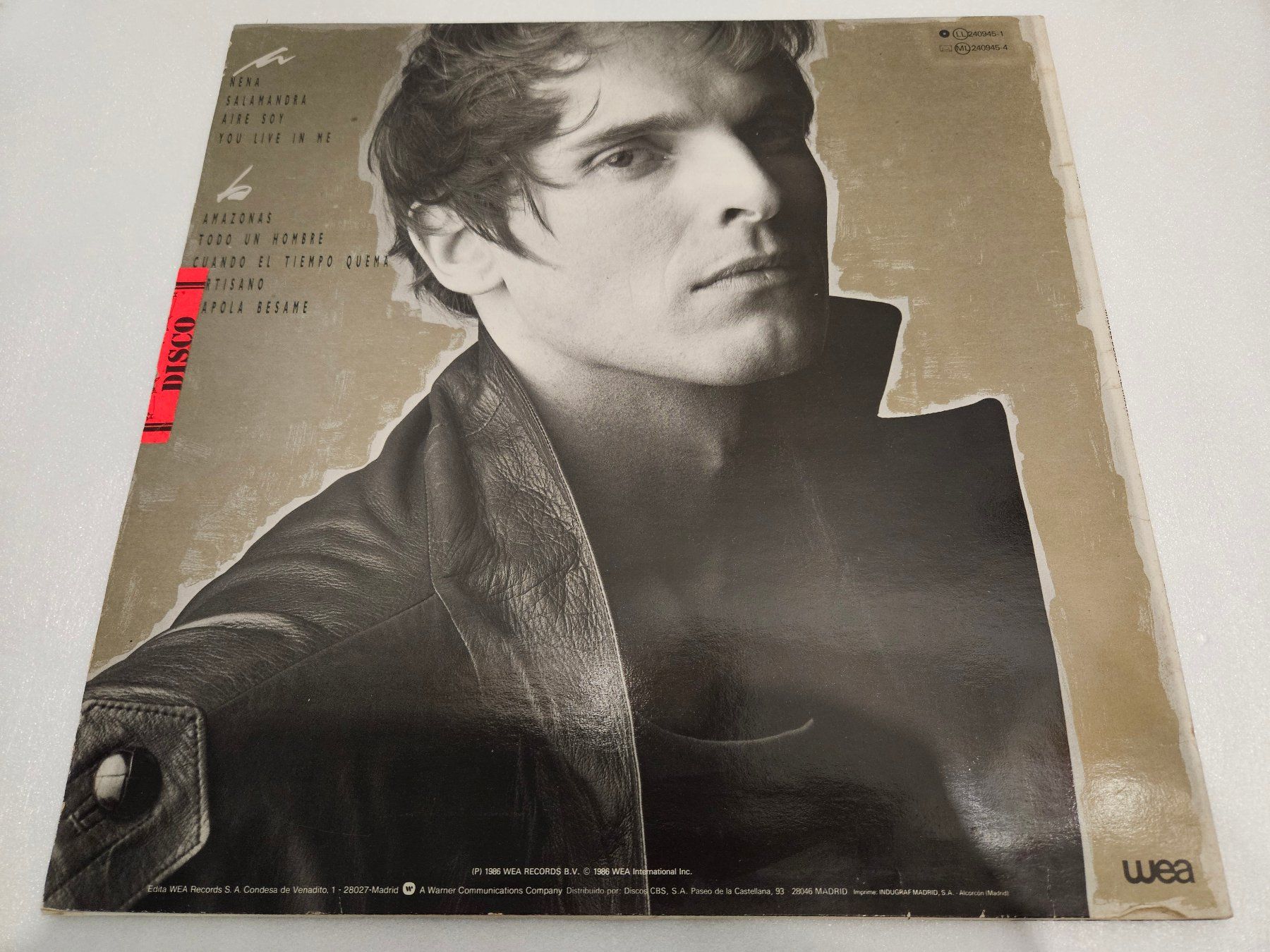 Schallplatten: Miguel Bosé – Salamandra – Gebraucht aus Uster von Vinyl-Leidenschaft 1