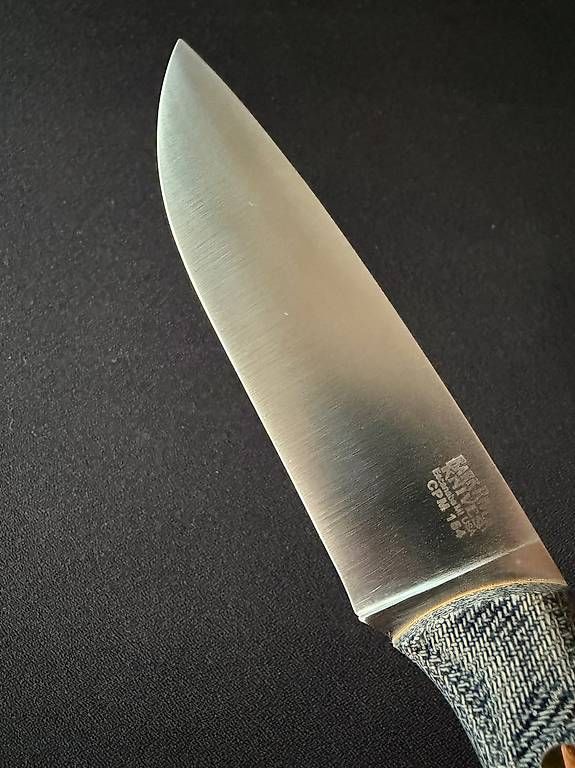 Bark River Accessoires: Bark River, Fox River - Blue Denim Micarta, Yellow Liners – Neuf avec emballage d'origine à Montagnola par Netmastro 1