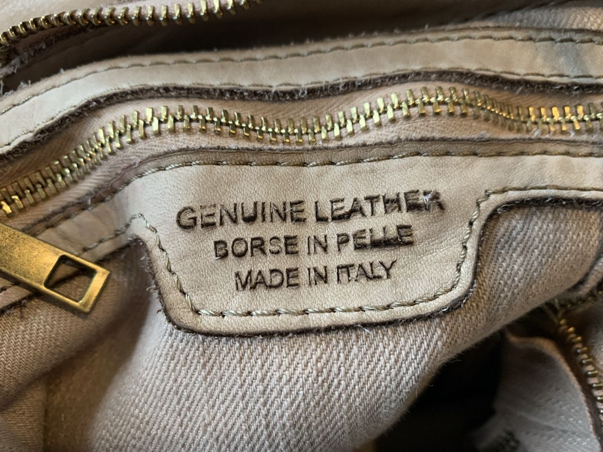 Borse da donna: Ledertasche, taupe – Usato da Thierachern venduto da reten 7