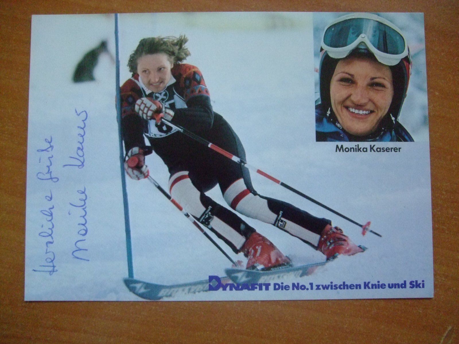 Autografi: MONIKA KASERER (AUT) AUTOGRAMMKARTE TOP – Usato da Schachen b. Reute venduto da Dzestar