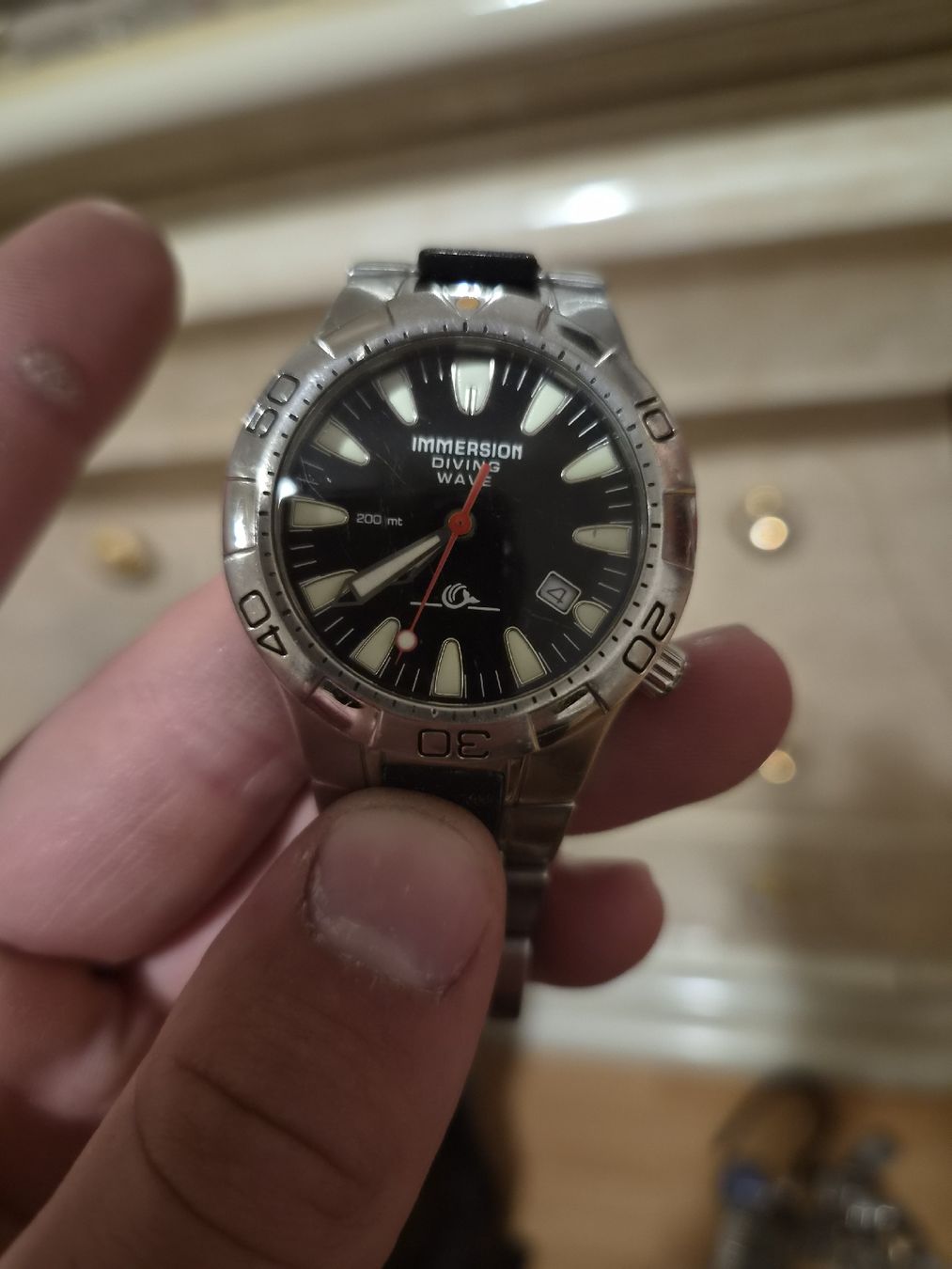 Orologi: Immersion Taucheruhr Wave 200m, – Difettoso da Hochdorf venduto da TT_GARAGE
