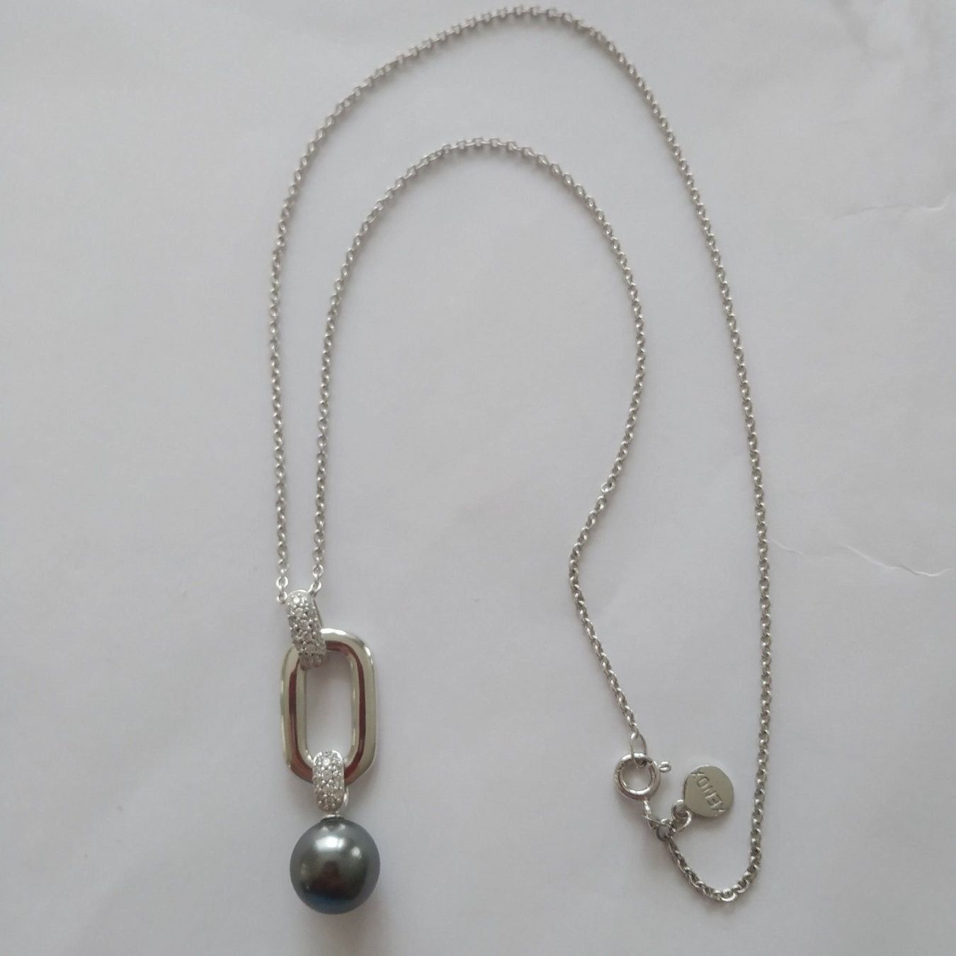Catenine: Silberkette mit Anhänger Perle Silber 925 – Nuovo e nell'imballaggio originale da Münchenbuchsee venduto da Cori1968