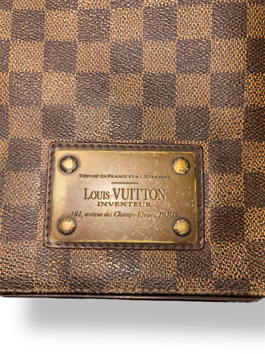Louis Vuitton Borse: Louis Vuitton Damier Ebene Brooklyn Mm Schultertasche – Usato da Basel venduto da tod_8vdw 2
