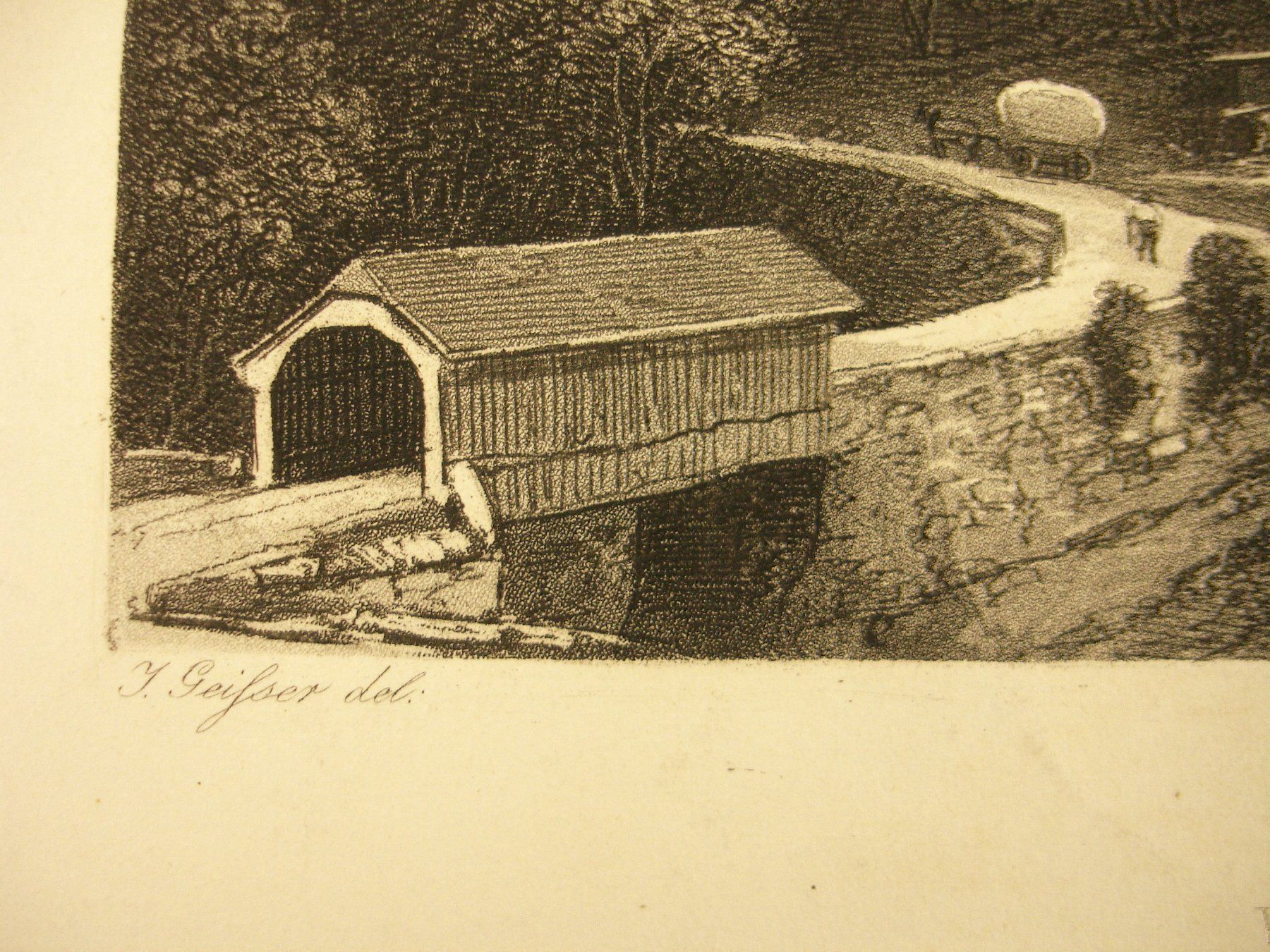 Stiche: LEUK, LOUÈCHE, AQUATINTA 1865 – Gebraucht aus Grüningen von Kartensammler 4