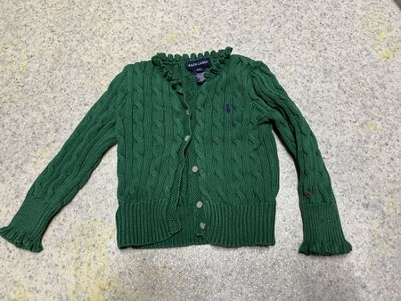 Ralph Lauren Strickjacke grün Grösse 4T