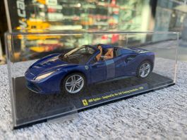 ⭐ Ferrari 1:24  488 Spider Blue ⭐