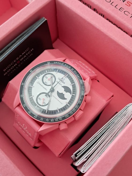 Swatch Orologi: Swatch x Omega Moonswatch Mission to the Pink Moonphase – Usato da Niederhasli venduto da zvb_fgn2 1