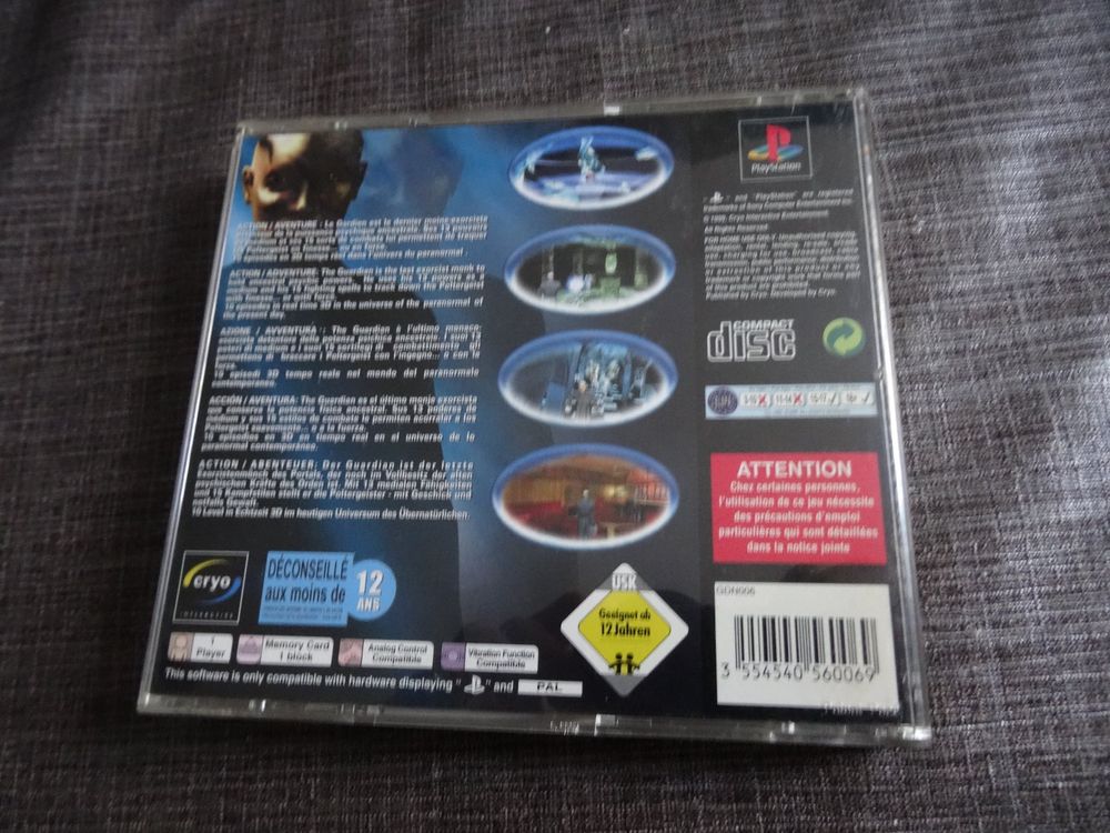 Jeu PS1 The Guardian Of Darkness, Sony PlayStation 1, PAL, Français, NEUF Sous Blister