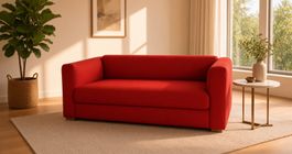 Red sofa