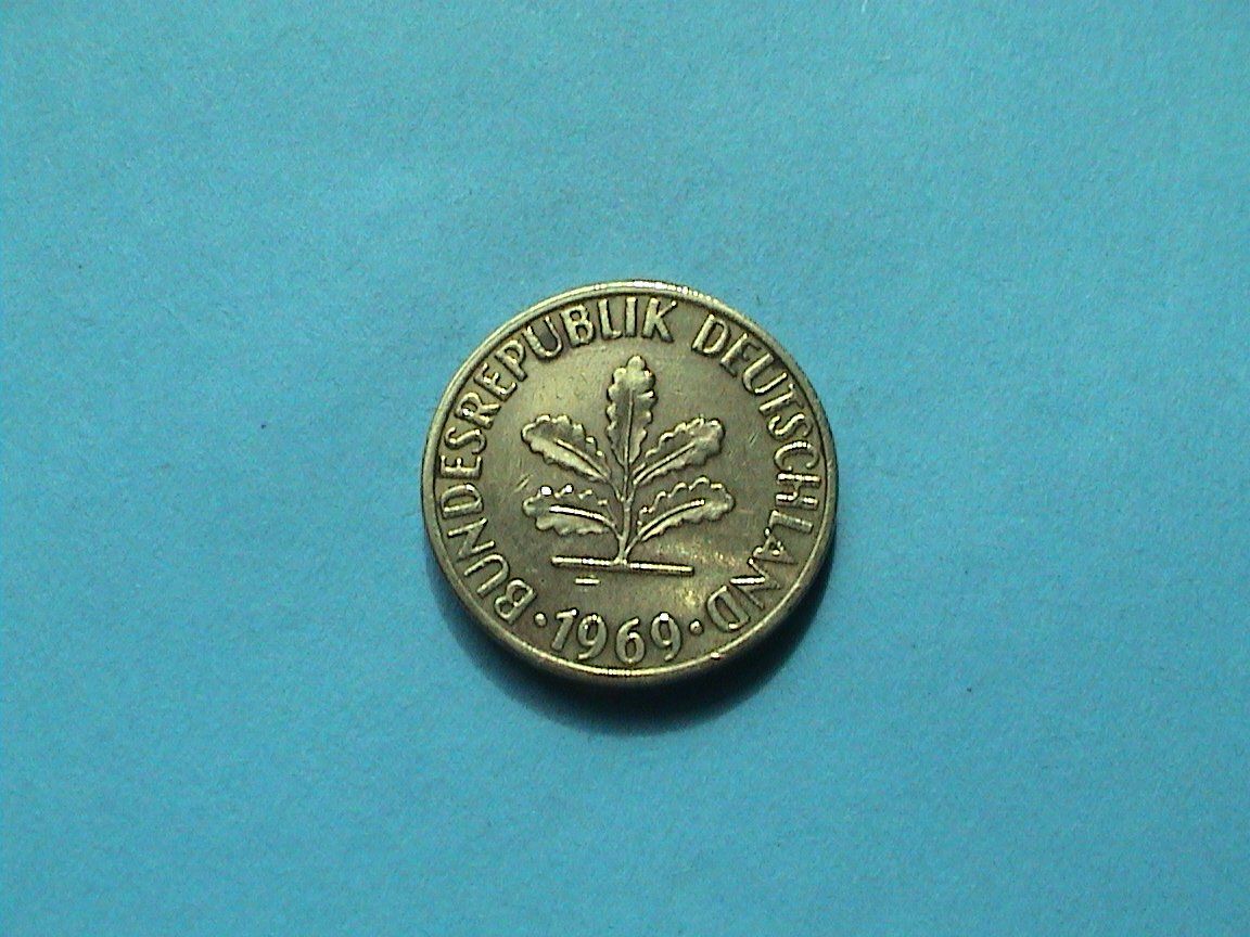 Tutti le monete: 5 Pfennig - Deutschland 1969 J – Usato da Reinach BL venduto da Dexy62
