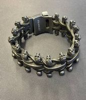 Armband Leder/Edelstahl
